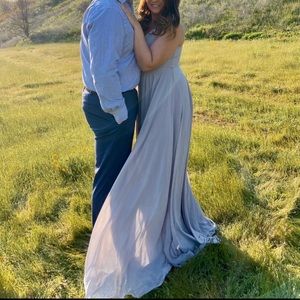 Lulus chiffon dress! Like new!